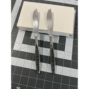 Interpur Jardenira Stainless Japan Flatware Dinner Knife - (2)‎ Pieces